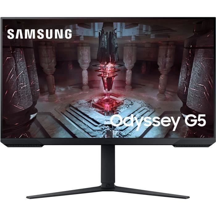 Ecran PC Gamer - SAMSUNG - ODYSSEY G5 S32CG510EU - 32" WQHD - Dalle VA - 1 ms - 165 Hz - HDMI / DP - FreeSync Premium