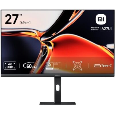 Ecran PC - XIAOMI - 4K A27Ui - 27" - 4K UHD - Dalle IPS - 60Hz - 6ms - Ajustable en hauteur