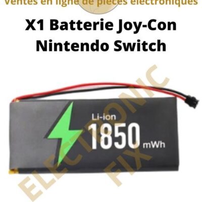 ELECTRONICFIX X1 Batterie 1850Mah pour manette de jeu Joy-Con Nintendo Switch, Oled