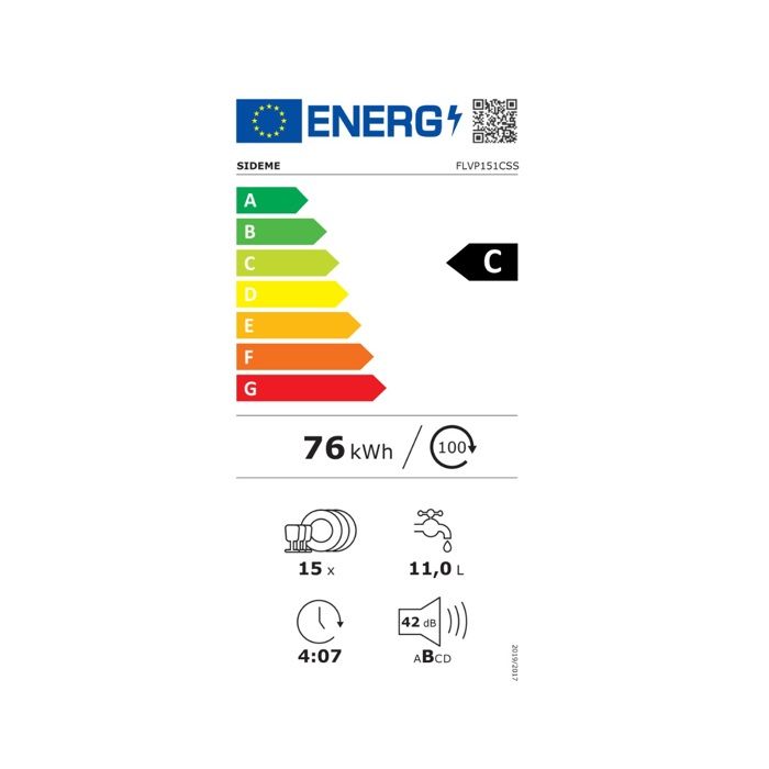 Fagor Lave-vaisselle 60cm 15 couverts 42db inox - FLVP151CSS – Image 2
