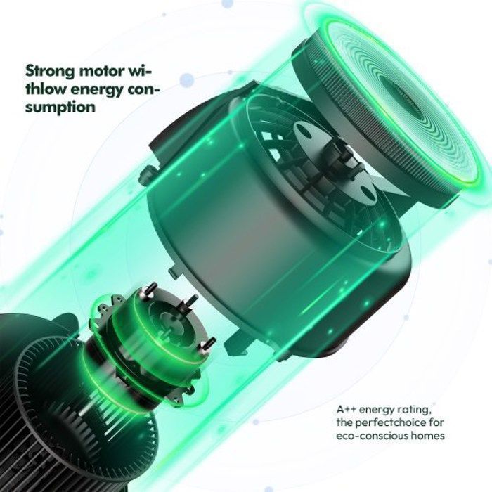 FIREGAS Hottes Aspirantes 60cm 368m³/h-Evacuation ou Recyclag-Hotte Murale-Noir-Classe énergétique A++ – Image 6