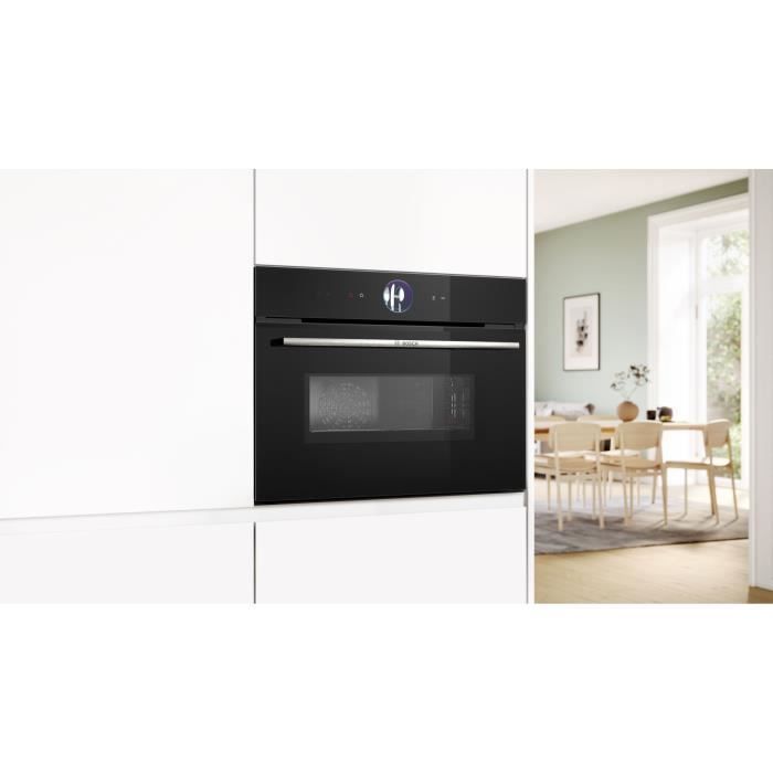 Four combiné micro-ondes encastrable BOSCH SER8 - CMG7761B1 - Noir - 45 L - 20 modes de cuisson – Image 6