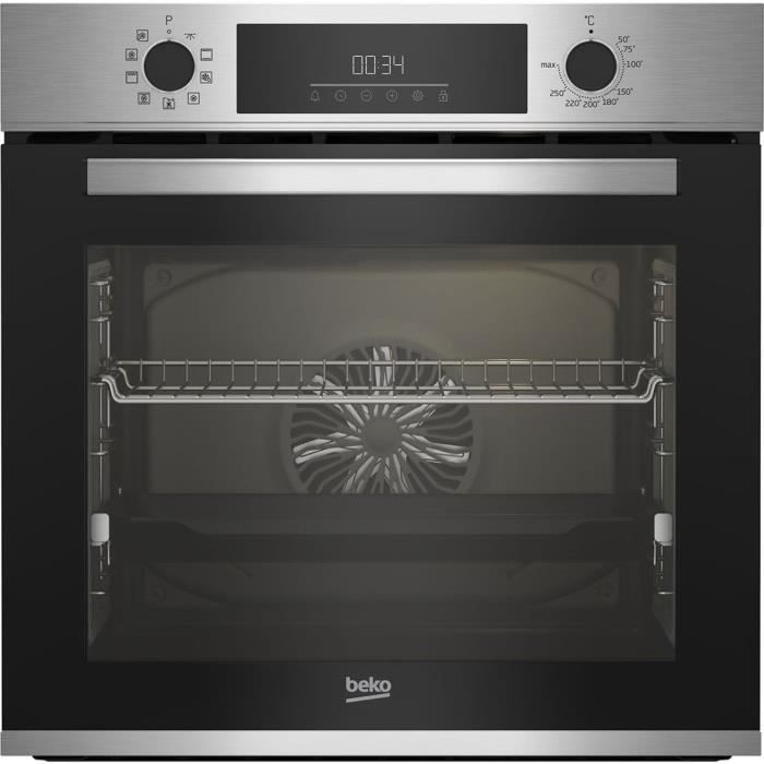 Four encastrable - BEKO - BBIM12300XCE - Chaleur pulsée 3D - 72 L - Inox