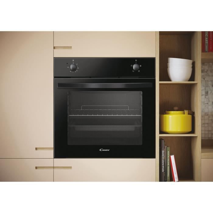 Four encastrable nettoyage manuel - convection naturelle CANDY FIDC N100 - noir - Classe A – Image 2