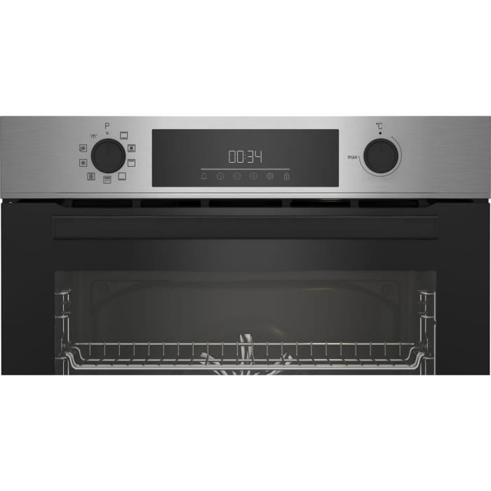 Four encastrable Pyrolyse Chaleur pulsée BEKO BBIM11300XMP Inox - Porte froide - 72L - Classe A+ – Image 3