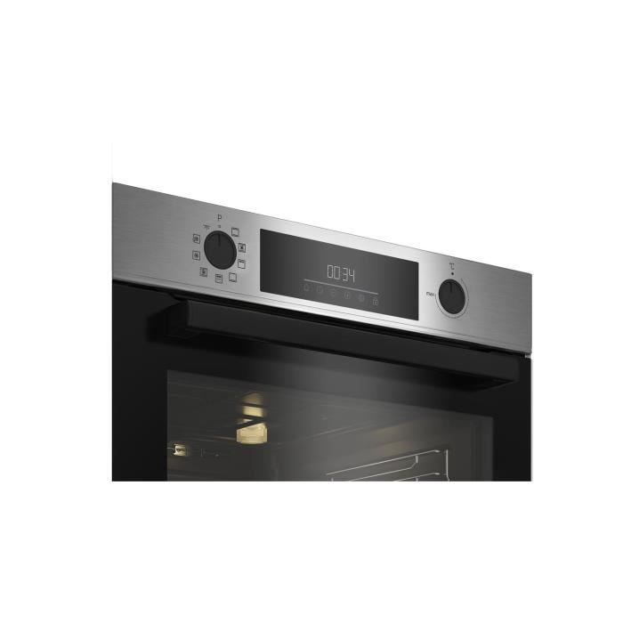 Four encastrable Pyrolyse Chaleur pulsée BEKO BBIM11300XMP Inox - Porte froide - 72L - Classe A+ – Image 6