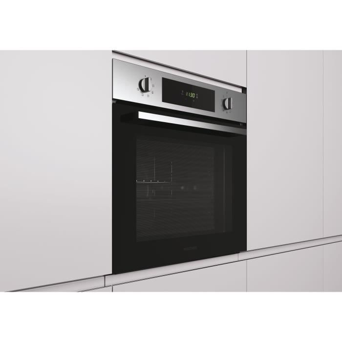 Four encastrable pyrolyse - chaleur pulsée ROSIERES RFC3O5879INP - noir - porte froide - Classe A – Image 6