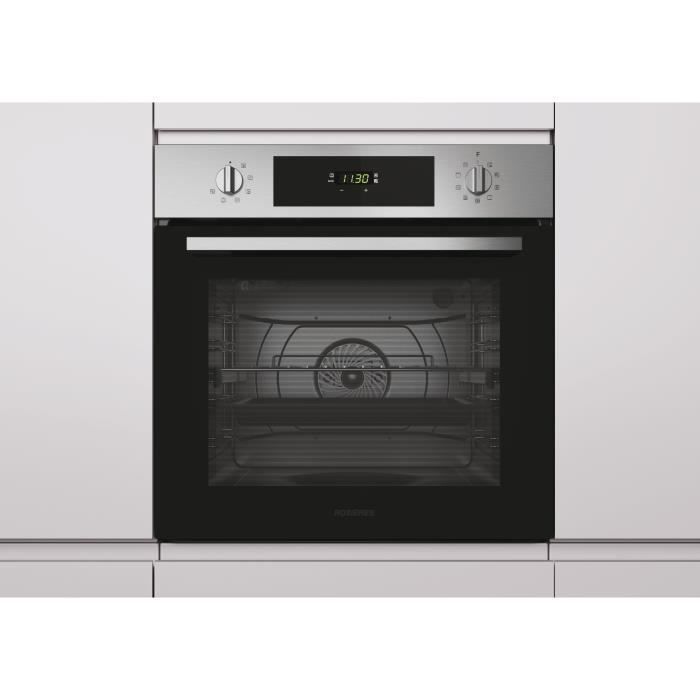 Four encastrable pyrolyse - chaleur pulsée ROSIERES RFC3O5879INP - noir - porte froide - Classe A – Image 7