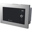 Four micro-ondes encastrable Grill CONTINENTAL EDISON MO20IXEG L59,5 x H38,8 cm x P34,35 cm 20L Inox – Image 3