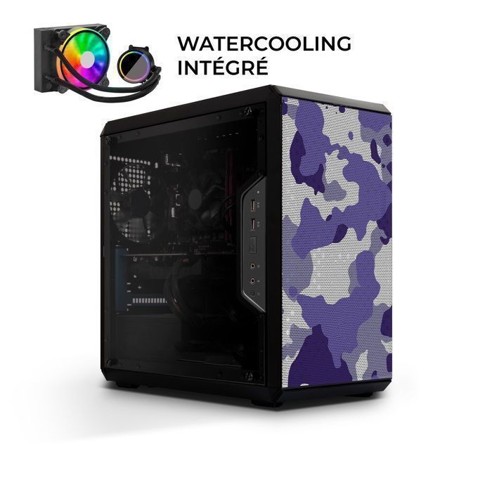 PC Gamer - Intel® Core i5-12400F -Nvidia RTX 5060 8Go GDDR7- 16Go DDR5 RAM - 1To SSD 2.5 SATA- Win11P