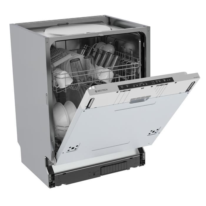 GEDTECH - Lave-vaisselle encastrable GLV1247FULL - 12 couverts - 47 dB - Dpart diffr