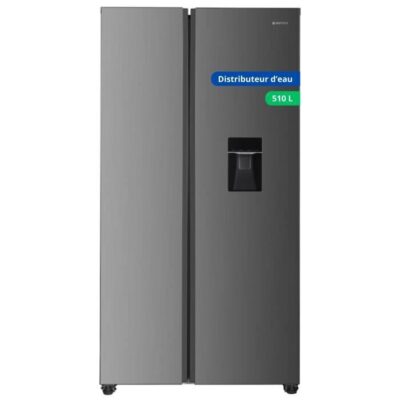 GEDTECH™ Réfrigerateur américain GSBS510IXT 510L (324L + 181L) - No Frost - Inox