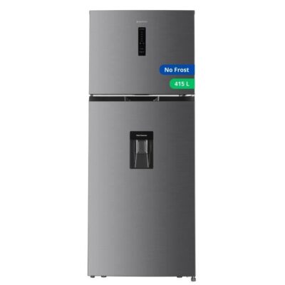 GEDTECH Réfrigérateur combiné congélateur haut 415L GDP415NFIX - Distributeur d'eau - No Frost - Inox