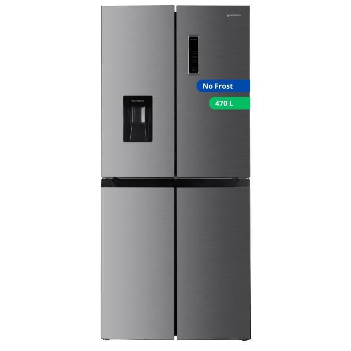 GEDTECH™ Réfrigerateur multi-portes GMP470IXT 470L (301L + 169L) - No Frost - Inox