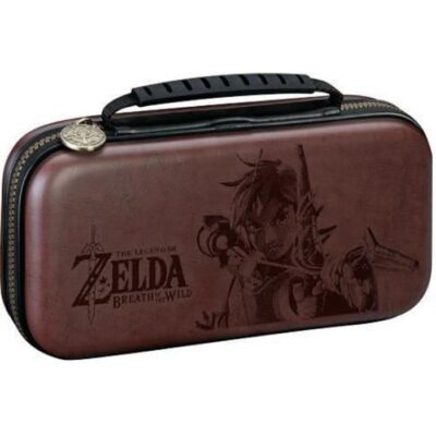 Pochette de transport - BigBen - Zelda Breath of the Wild - Marron - Nintendo Switch Lite - Deluxe