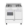 Glem Cuisinière gaz 49l 4 feux blanc - ga85pmwh