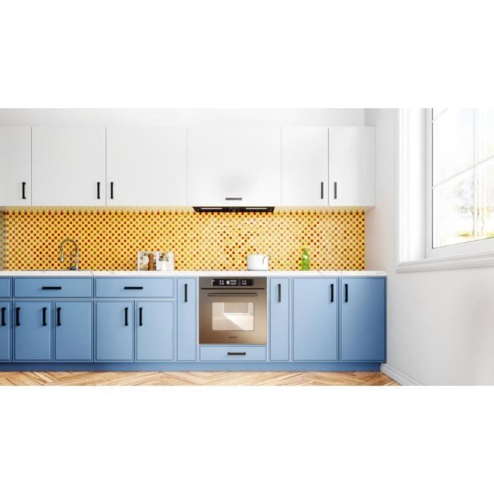 Hotte aspirante encastrable GLOBALO Hadario 80.2 - Noir - 3 vitesses - Recirculation - LED – Image 4