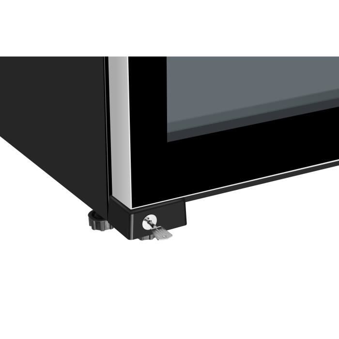 HAIER HWS116GAE - Cave à vin de vieillissement - Pose libre - 116 bouteilles H126.5 x L59,5 cm - Noir – Image 6