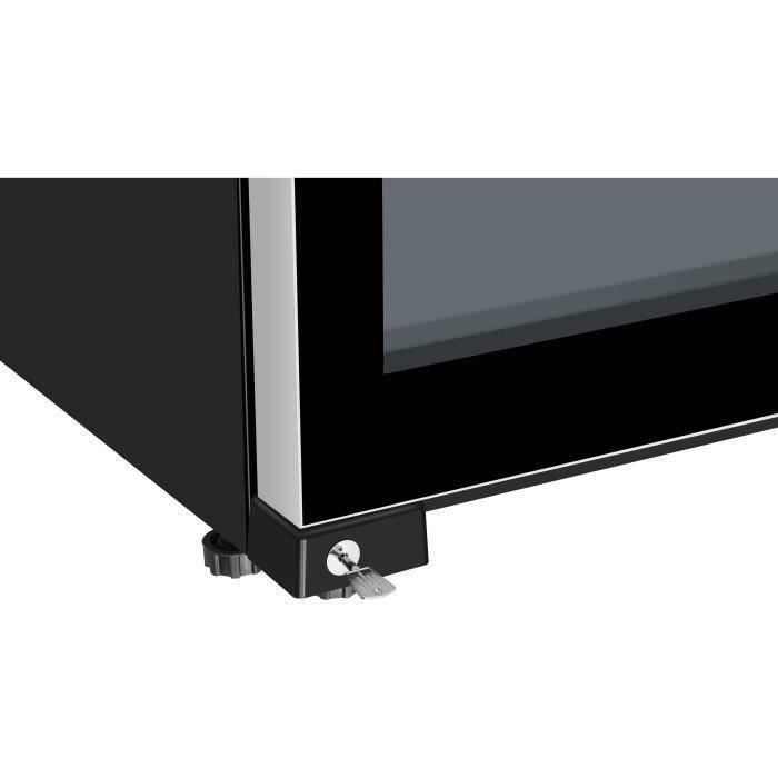 HAIER HWS188GAE - Cave à vin de vieillissement - Pose libre - 188 bouteilles - Mono zone - H185 x L59,5 cm - Noir – Image 3