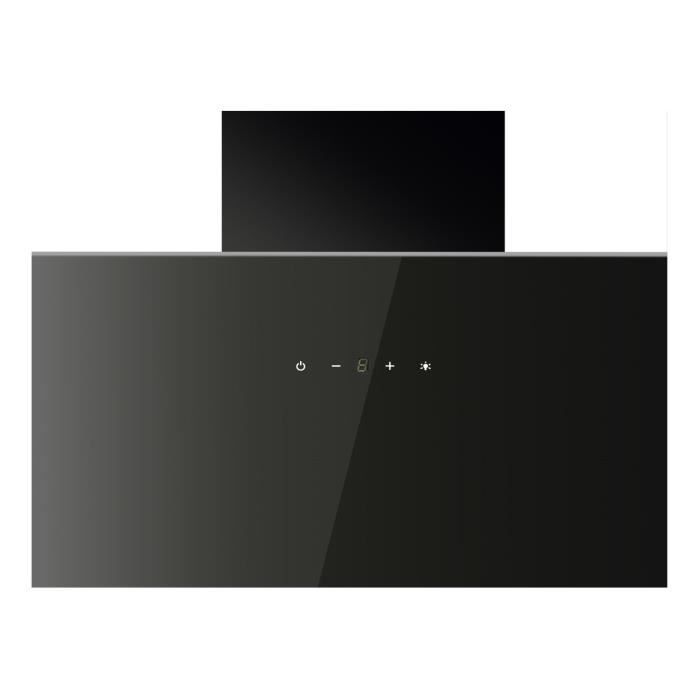 Hotte décorative inclinée - CONTINENTAL EDISON - CEHDI60B - A +++ - L60 cm - Noir – Image 3