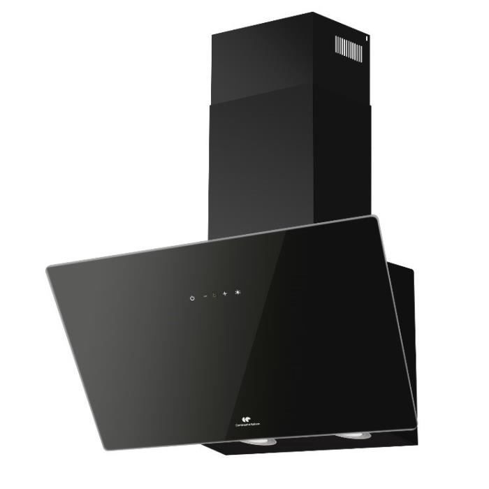 Hotte décorative inclinée - CONTINENTAL EDISON - CEHDI60B - A +++ - L60 cm - Noir – Image 2