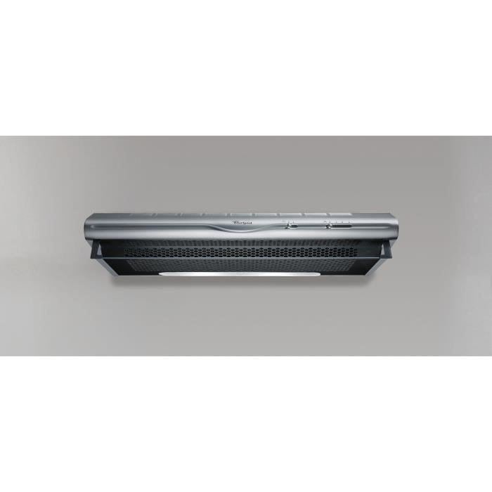 Hotte encastrable visière Hood2GO - WHIRLPOOL - WCN65FLXH2G - Inox - Classe D - 13,2 x 56,4 x 59,5 cm – Image 2