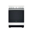 Indesit Cuisinière vitrocéramique a 69l 4 feux blanc - IS67V5PCWE