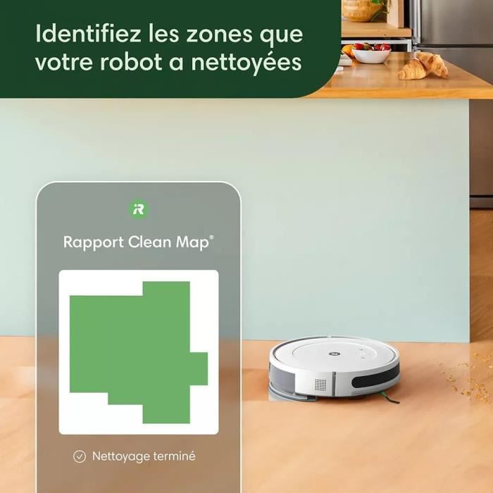 iRobot Roomba Combo Essential - Robot Aspirateur et Laveur Connecté - Efficace et Puissant - 3 Niveaux d'aspiration - Programmable – Image 9