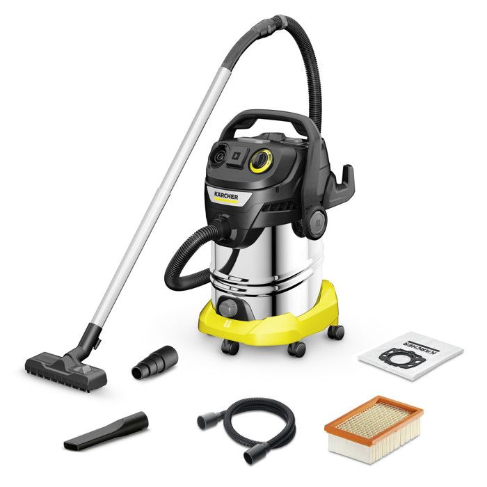 Karcher KWD 6 P Aspiratore Professionale Secco e Bagnato 30 L 1300 W