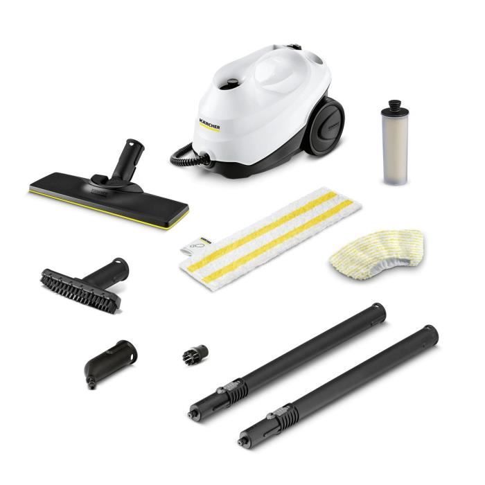 KARCHER SC 3 Easy Fix - Nettoyeur vapeur - 1900 W - 3,5 bars - autonomie illimitée - Elimine jusqu’à 99.99 % des virus bactéries