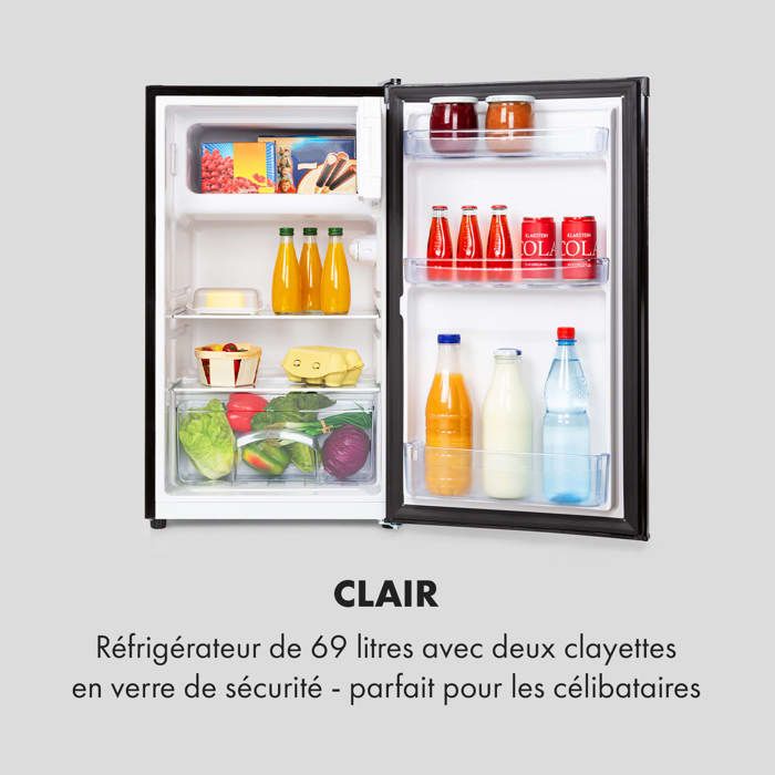 Réfrigérateur congélateur Klarstein Cool Cousin - 80L - Noir – Image 4