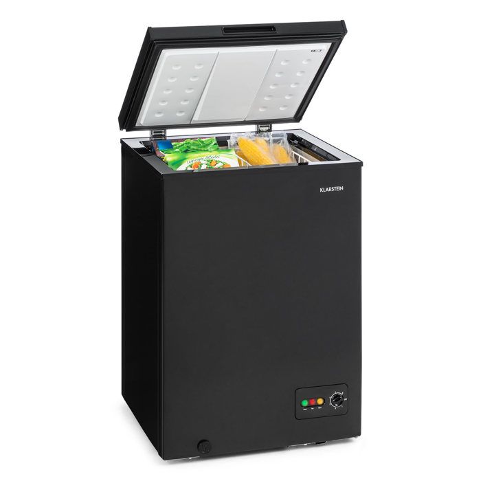 Congélateur coffre - KLARSTEIN - Iceblokk 100 - 100 L - 75 W - Noir