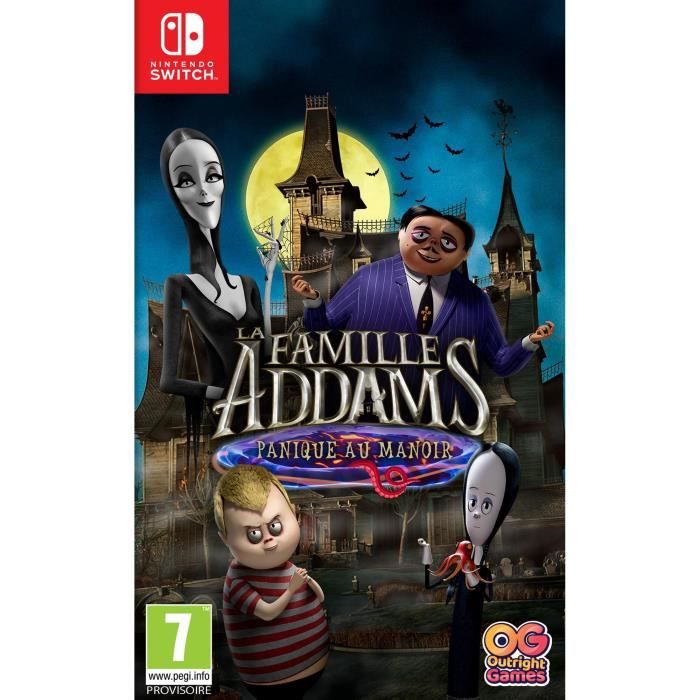 La Famille Addams : Panique au Manoir Jeu Switch