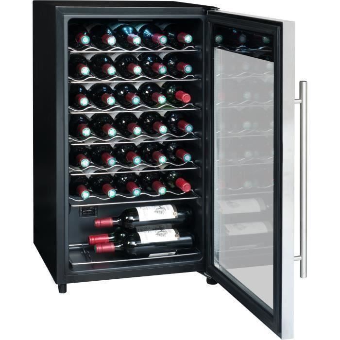 LA SOMMELIERE LS34A - Cave à vin de Service - 34 bouteilles - Pose libre Porte Vitrée - L 48 x H 83.8 cm – Image 2
