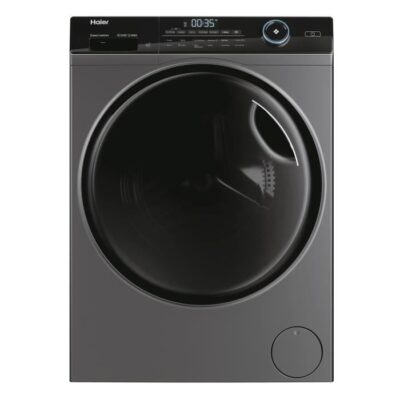 Lave-linge hublot HAIER HW100-B14959S8U1FR - 10Kg Gris - Chargement frontal - Wi-Fi - Départ différé