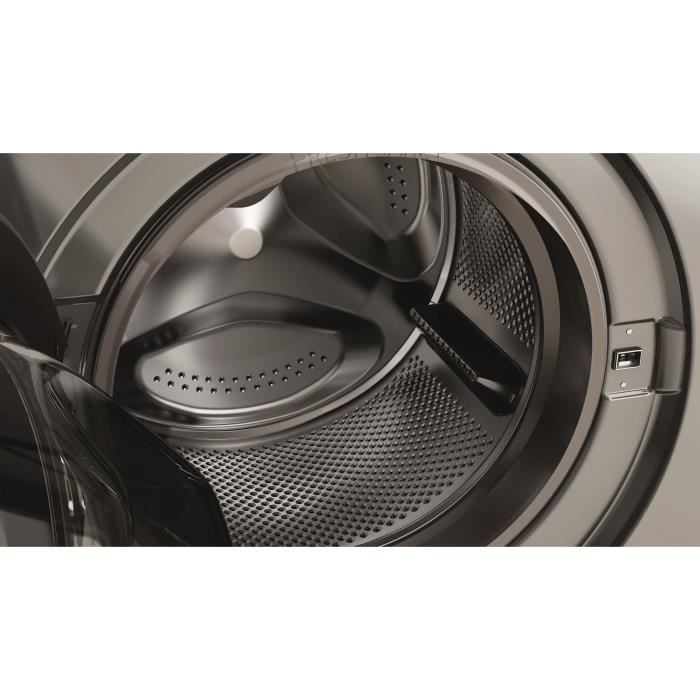 Lave-linge hublot WHIRLPOOL FFBP10489SBSVFR - 10 kg - Induction - L60cm - 1400 trs/min - Silver – Image 6