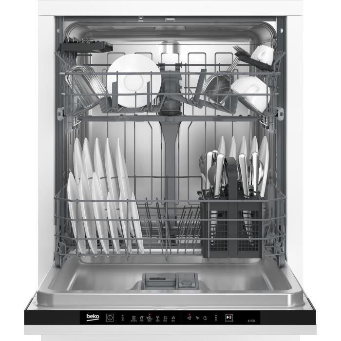 Lave-vaisselle tout encastrable BEKO BDIN16T430 - 14 couverts - Induction - L60cm - 46 dB - Porte à glissières – Image 6