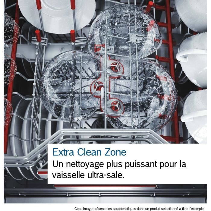 Lave-vaisselle tout encastrable BOSCH SMH6ECX12E SER6 - 14 couverts - 42 dB - porte à glissières - tiroir à couverts – Image 9