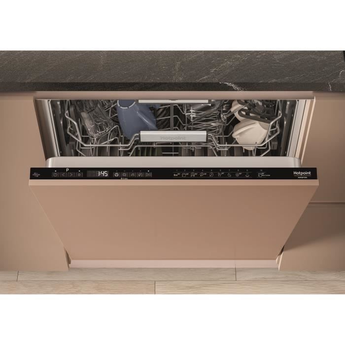 Lave-vaisselle tout encastrable HOTPOINT H7IHP40L - 15 couverts - 40 dB - Classe C - Maxi Space - tiroir à couverts – Image 8