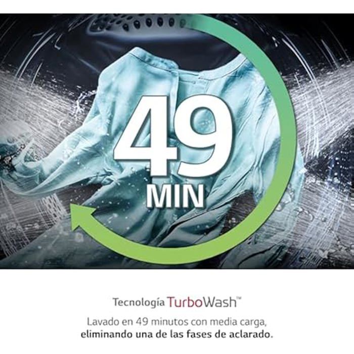 Lave Linge - LG - F1P1CY2T - 17 kg - A++ - 1100 tr/min - Inox Anti-empreintes – Image 2