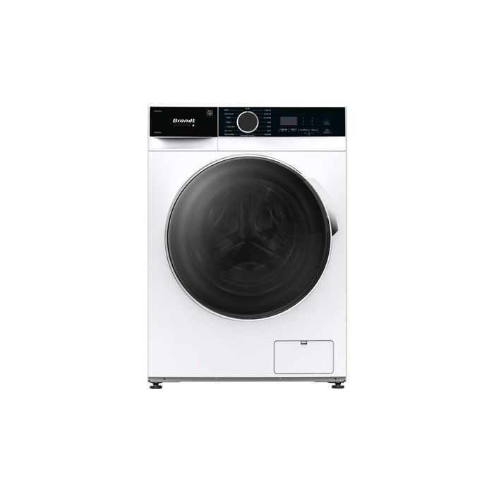 Lave-linge - BRANDT - WFB584QW1 - 8 kg - 1400 trs/min - Moteur induction