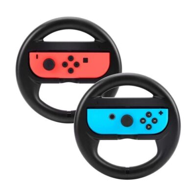 Lot de 2 volants pour Nintendo Switch -Volant pour Deluxe Mario Kart 8 pour Nintendo Switch