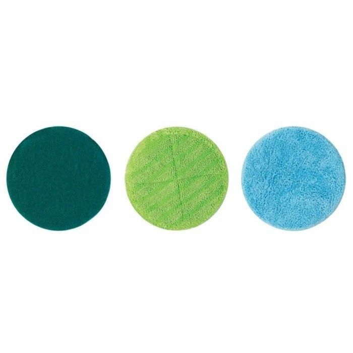 Lot de 6 disques Microfibre interchangeables - Compatible avec le Balai motorisé électrique Duo Spinner – Image 2