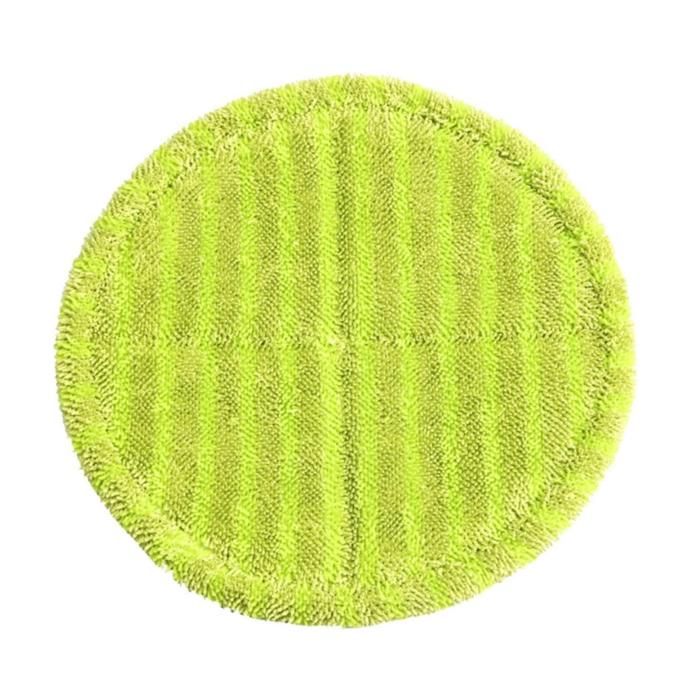 Lot de 6 tampons de rechange ronds en microfibre pour balai électrique 16 cm – Image 3