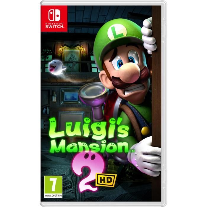 Jeu vidéo - Nintendo - Luigi's Mansion 2 HD - Aventure - En boîte - Octobre 2018