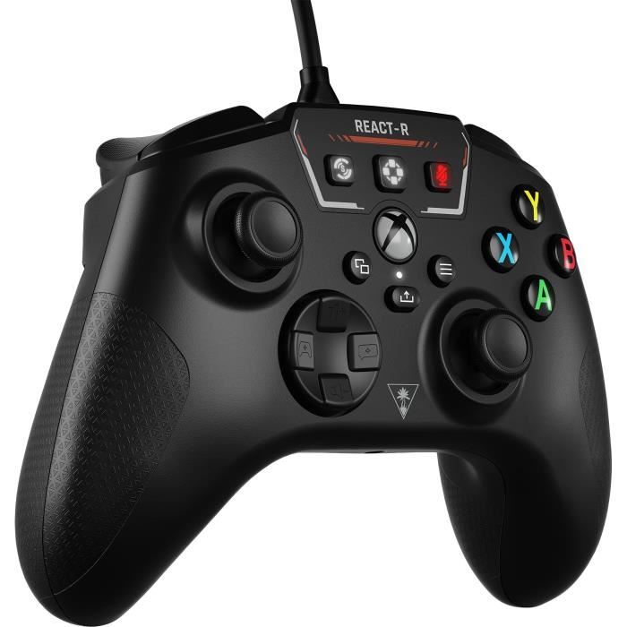 Manette de jeu filaire Xbox Series Xbox One Windows - Turtle Beach REACT-R - Noir – Image 4