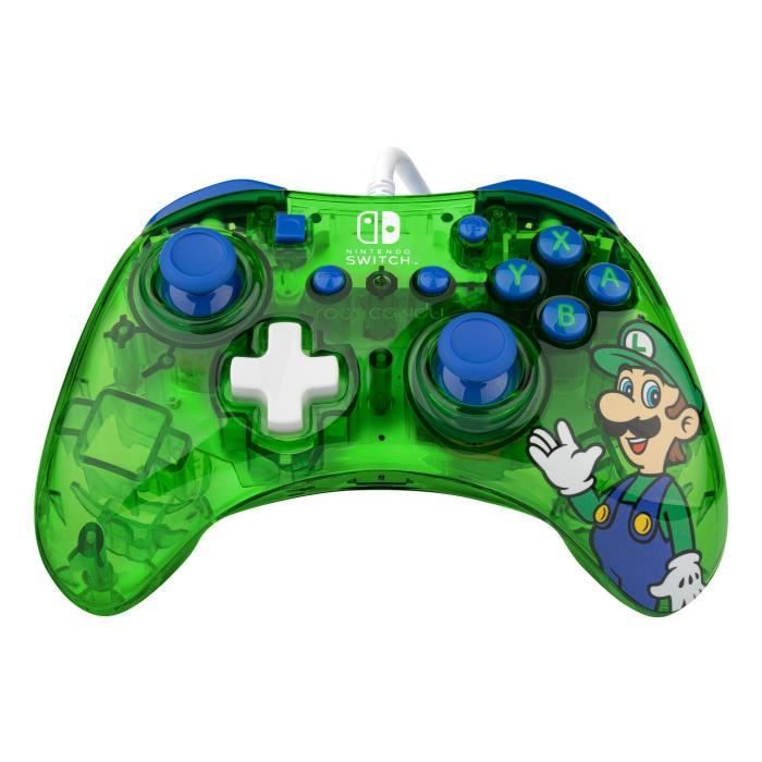 Manette de jeu - Nintendo Switch - Luigi Rock Candy - Filaire - PDP - Vert – Image 2