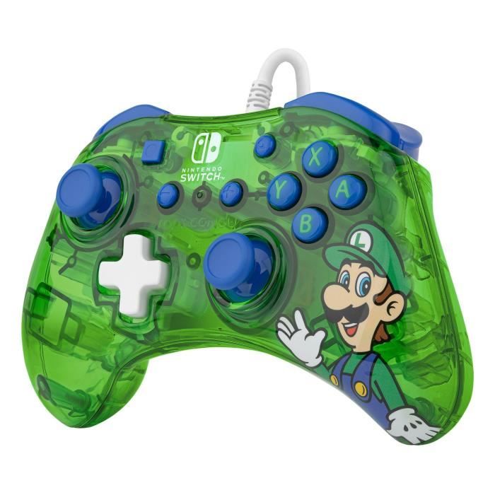Manette de jeu - Nintendo Switch - Luigi Rock Candy - Filaire - PDP - Vert – Image 5