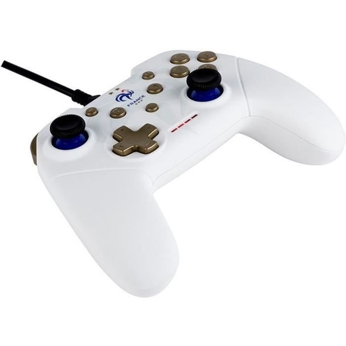 Manette - KONIX - Blanc - Switch et PC - Sous Licence Officielle FFF – Image 2