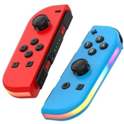 Manette pour Switch Sans Fil Bluetooth Contrôleurs Gamepad (Contrôleur non Officiel) - Couleur Bleu et rouge mul MANETTE JEUX VIDEO